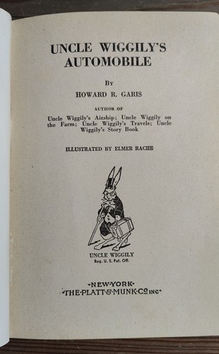 Uncle Wiggily's Automobile by Howard R. Garis 1939 Children's Story Book & Game - Picture 5 of 12
