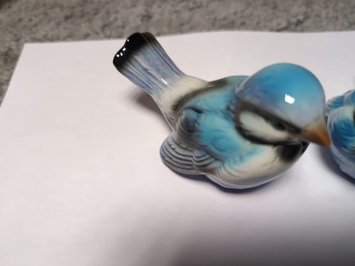 Vintage Goebel Pair Of Blue Jay Figures From West Germany - Bild 4 von 7