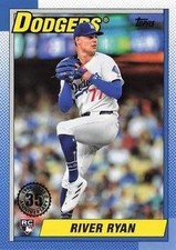 2025 Topps #T90-49 River Ryan 1990 Topps Baseball 35th Anniversary