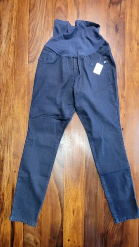 Indigoblaue Damen Umstandsjeans Gr. LG dunkle Waschung neu mit Etikett - Bild 1 von 5