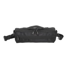 Durable Canvas Piccolo Storage Bag Plush Lined Black Lightweight Portable Case