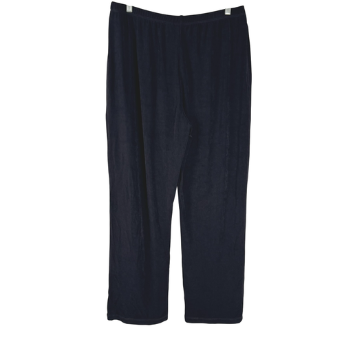 Chico's Travelers No Tummy Pants Size 2 Black Slinky Stretch NWT PT-2498 - Picture 4 of 8