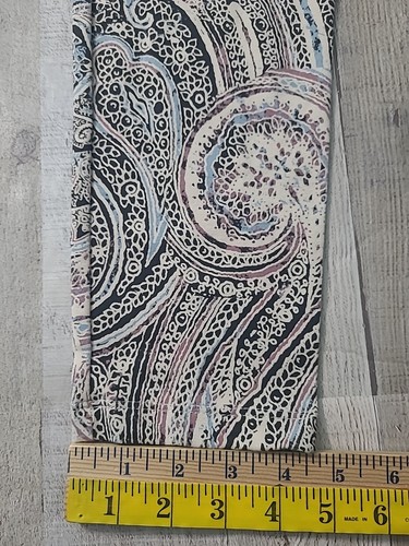 Cato Leggings Women's Sz 14/16W 31x27 Pull On Ankle Paisley Cotton Blend Stretch - Picture 11 of 11