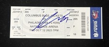 Adam Fantilli Signed NHL Debut Ticket/1st Point 10/12/2023 PHI vs CBJ MT π Adam Fantilli Signed NHL Debut Ticket/1st Point 10/12/2023 PHI vs CBJ MT π