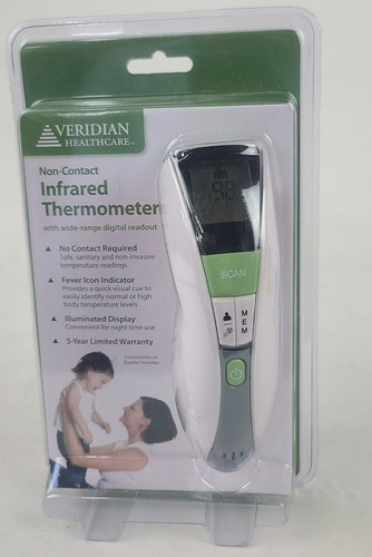Veridian Healthcare Infrarot Thermometer berührungslos 1 Sekunde Digitalanzeige