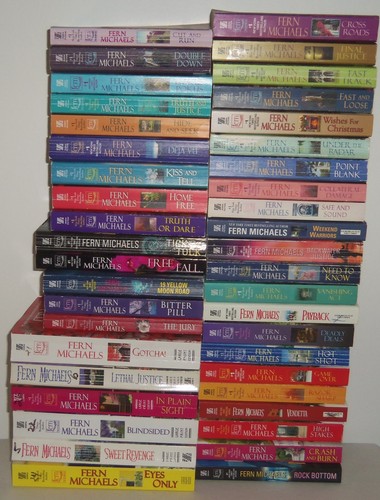 42 DIFFERENT FERN MICHAELS SISTERHOOD SERIES COMPLETE SET - Bild 2 von 2