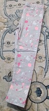 Girl Legging Size 4-5 COLOR Gray With Pink Design