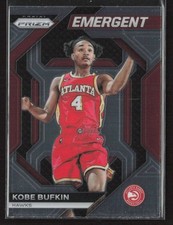 Kobe Bufkin 2023-24 Panini Prizm #9 Emergent Atlanta Hawks