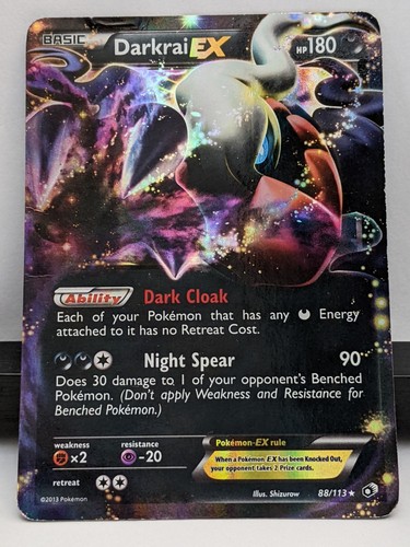 TCG Pokemon Legendäre Schätze Darkrai EX 88/113 Basic Ultra Rare 2013: MP - Bild 3 von 13