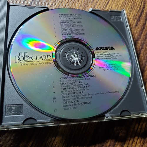 Whitney Houston - The Bodyguard OST CD 1992 Original Soundtrack Arista - Picture 3 of 3