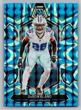 2024 Panini Mosaic #63 DaRon Bland Mosaic Reactive Blue