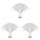 3pcs Glasfaserlicht USB -Batterieantrieb angetriebener Glasfaser -Lampenfarbe