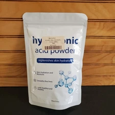 Micro Ingredients Hyaluronic Acid Serum Powder, Vegan, Water Soluble, 100 Grams