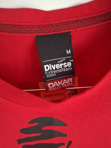 Dakar Rally Long Sleeved Red T Shirt - Size M - Excellent Condition - Picture 7 of 10