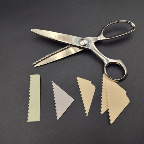 ✅✂️Gingher Left/Handed Pinking Shears G-7PL Chrome Scissors VTG Box 👀SEE CHANGE - Picture 23 of 24