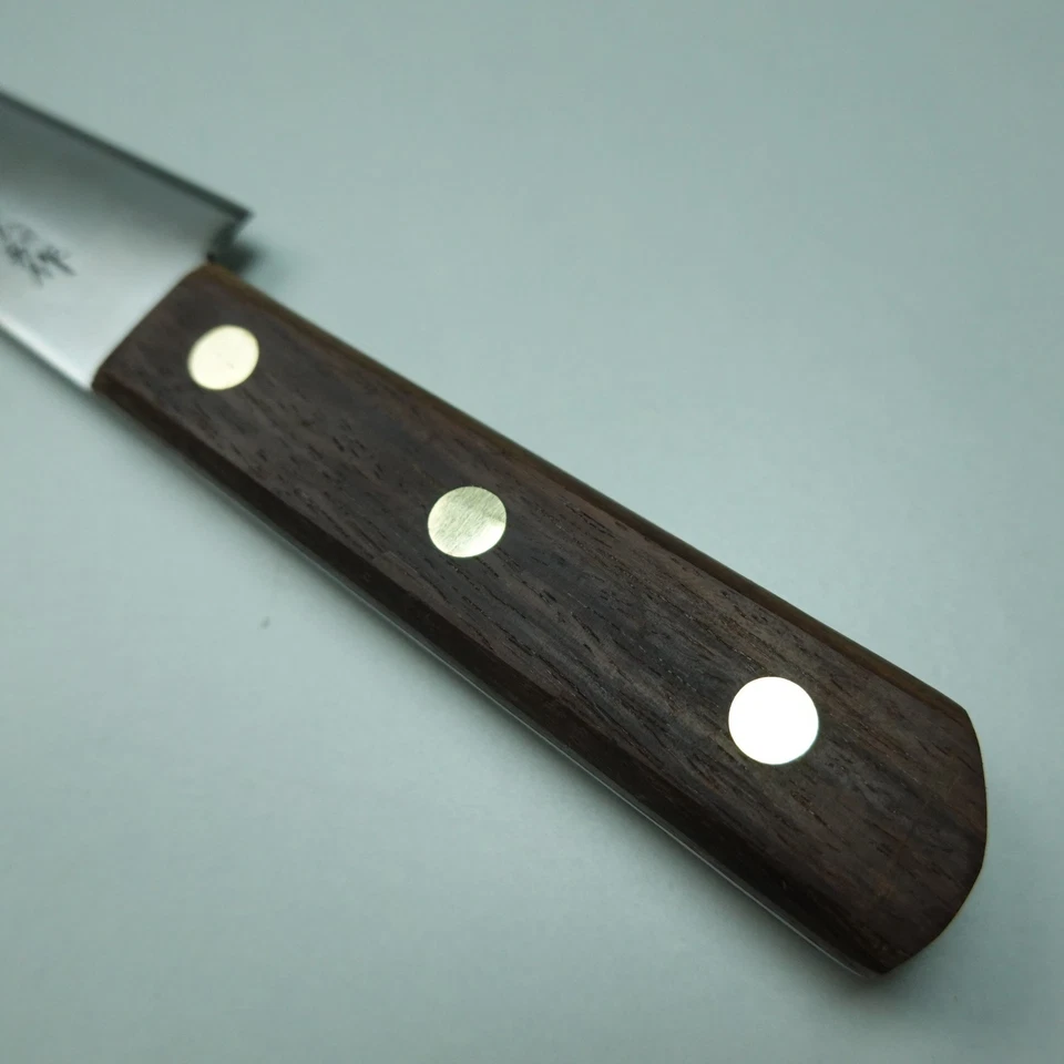 Cuchillo deshuesador de cocina japonés Masahiro tipo triángulo acero al carbono Japón 220 mm Foto 2 de 4