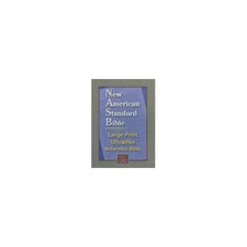 NASB Large Print Ultrathin Reference Bible by The Lockman Foundation