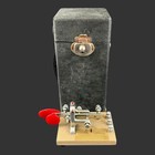 Vintage Vibroplex Bug Telegraph Morse Kod Klucz #228952 z oryginalnym etui