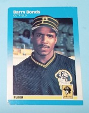⚾1987 Fleer #604 Barry Bonds Rookie Card RC
