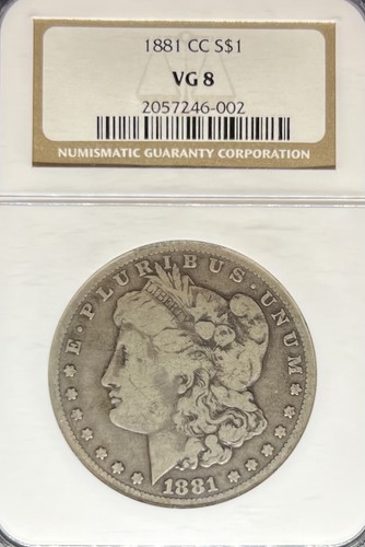 1881-CC Morgan Dollar VG8 NGC (#PA2057246002) - Bild 1 von 2