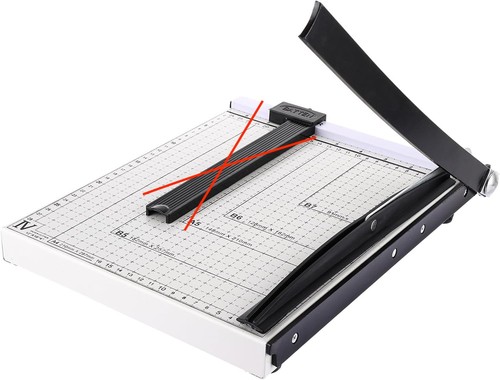 Cortador de palanca A4 cortador de papel - compacto, base metálica, faltan accesorios - Imagen 4 de 4