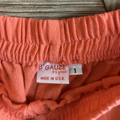 NWT B'Gauze Women's Casual Harem Pants Coral Size S/M Boho - Picture 5 of 5