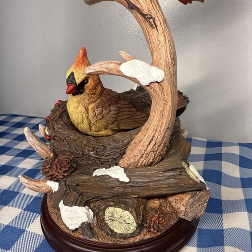 Bradford Exchange Cozy Cardinal’s Nature’s Masterpieces Singvogel Skulptur 2021 - Bild 12 von 12