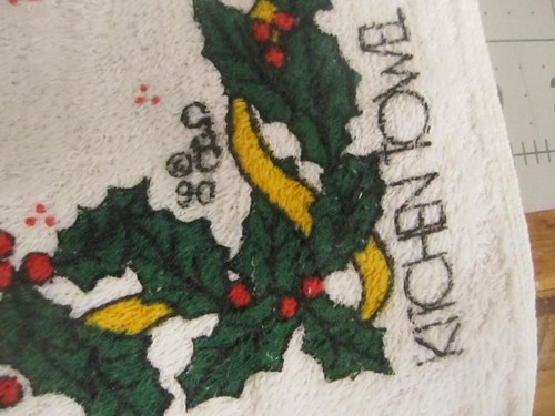 Vitg WEIHNACHTEN KÜCHENTÜCHER Cecil Saydah 2 WEIHNACHTSKÄTZCHEN in Strümpfen - Bild 4 von 5