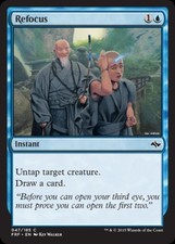 Refocus -Foil Light Play MTG Fate Reforged