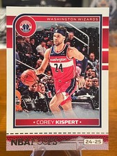 2024-25 Panini Hoops Basketball Corey Kispert-#142 Winter. Washington Wizards
