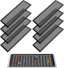 DECOHS 8 Pack Floor Register Screen Vent Mesh, 4 x 10 Inch 4x10inch-8pcs