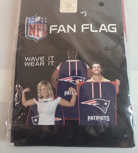 New England Patriots NFL Sammlerstück Flagge/Cape Wave It/Wear It 31,5"x47" - Bild 3 von 3