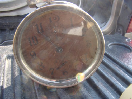 Vtg Lot Of 4 Alarm Clocks WESTCLOX, Gilbert, Gabriel, Ansonia for Parts - Imagen 4 de 11