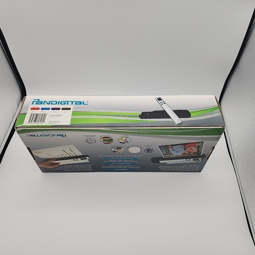 Pandigital Handheld Wand Scanner w/ Feeder Dock Blue PANSCN09BE New Open Box - Picture 2 of 12