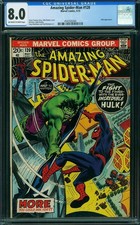 AMAZING SPIDER-MAN  #120   VF8.0  High Grade! HULK Cover!  CGC    4543565004