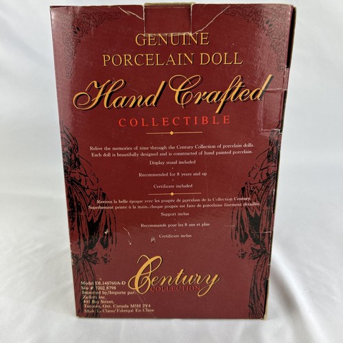 Century Collection Genuine Porcelain Doll DL 140760A-D ZELLER’S RARE IMPORT - Bild 5 von 9