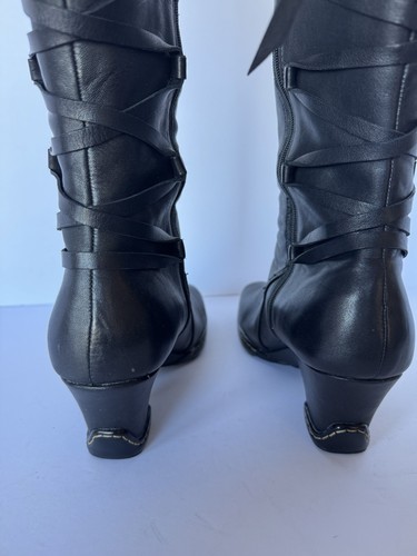 SOFFT WOMEN'S BLACK LEATHER ZIP KNEE HIGH FASHION BOOTS, SIZE 8.5 M, NEW IN BOX - Picture 19 of 24