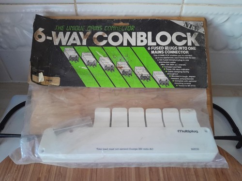 CONBLOCK Units Two 6 Way & a Four Way Audio Computer Lighting Fused Connectors - Afbeelding 4 van 13