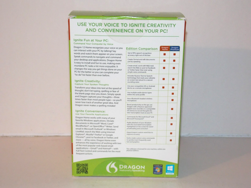 NEW Dragon Naturally Speaking 12 Home Edition Speech Recognition Software w/ Mic - Picture 14 of 24