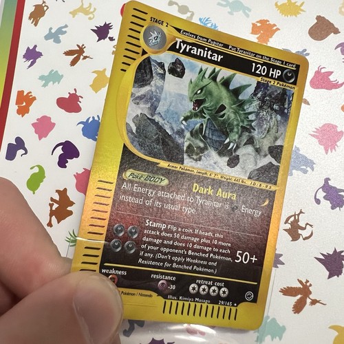 Tyranitar Reverse Holo Expedition 29/165 LEER - Imagen 8 de 9