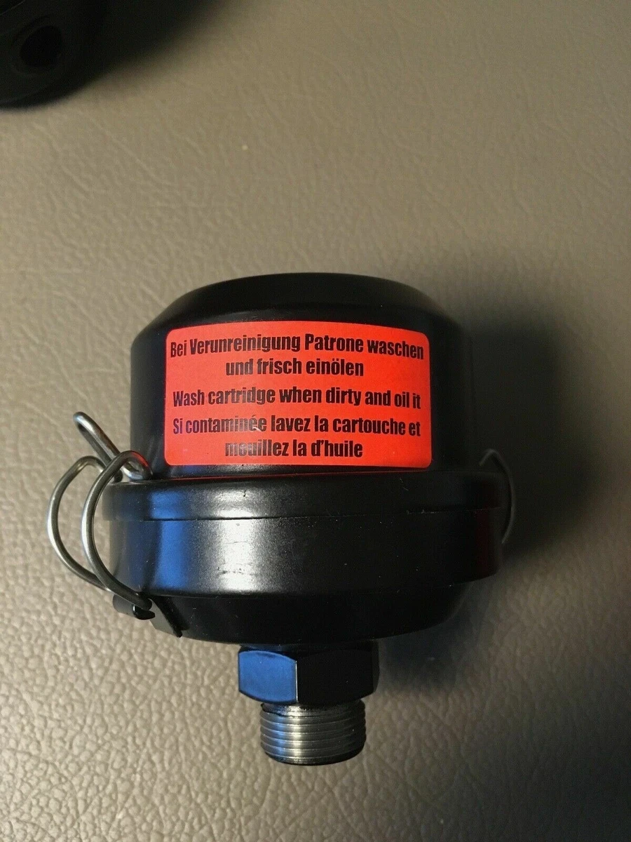 Produktbild von Eruceky 4er Set Kompressor Schalldämpfer Filter – 20 Mm Anschluss, Aus Kunststoff & Metall – Für ölfreie Kompressoren, Generatoren & Gebläse