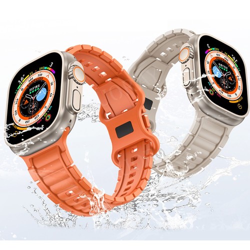 For Apple Watch Ultra 3 Band Series 11 10 9/8 7 SE 6 5 Silicone Strap Wristband - Picture 6 of 48