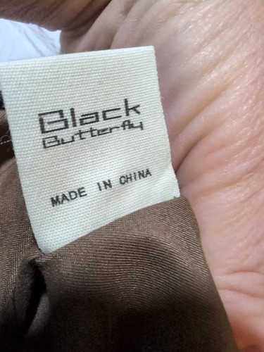 Black Butterfly Brand Abstract Multicolor Lightweight Backpack NWOT Festival  - Picture 4 of 8