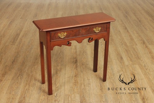 Southampton Georgian Style Mahogany Narrow Console Table - Picture 2 of 16