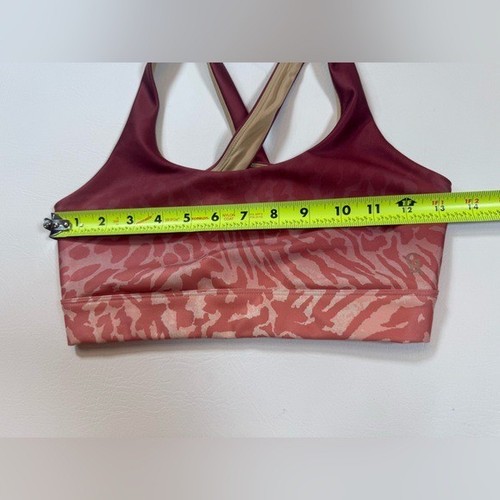 Good American ombré pink criss cross sports bra size 1 (bin W) - Picture 10 of 11