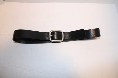 Cinturón italiano genuino negro GAP - para mujer talla 32 - Imagen 3 de 5