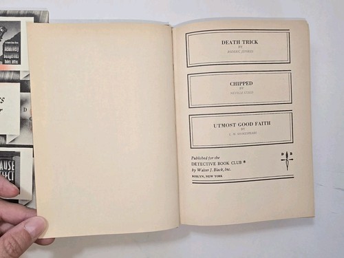Detective Book Club Mystery Hardcover 2 Vintage Books 1987-88 - Imagen 8 de 23