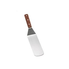 Tablecraft 4100S Solid Stainless Steel Turner with Wood Handle