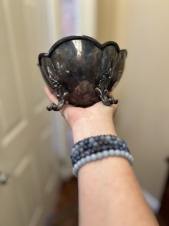 Reed & Barton Winthrop silverplate decorative bowl 4" H x 6.5" W.