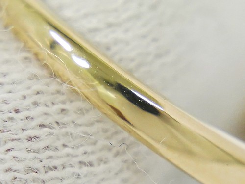 Anillo de diamantes de oro amarillo 750 EE. UU. 5,5 1,8 g - Imagen 8 de 9